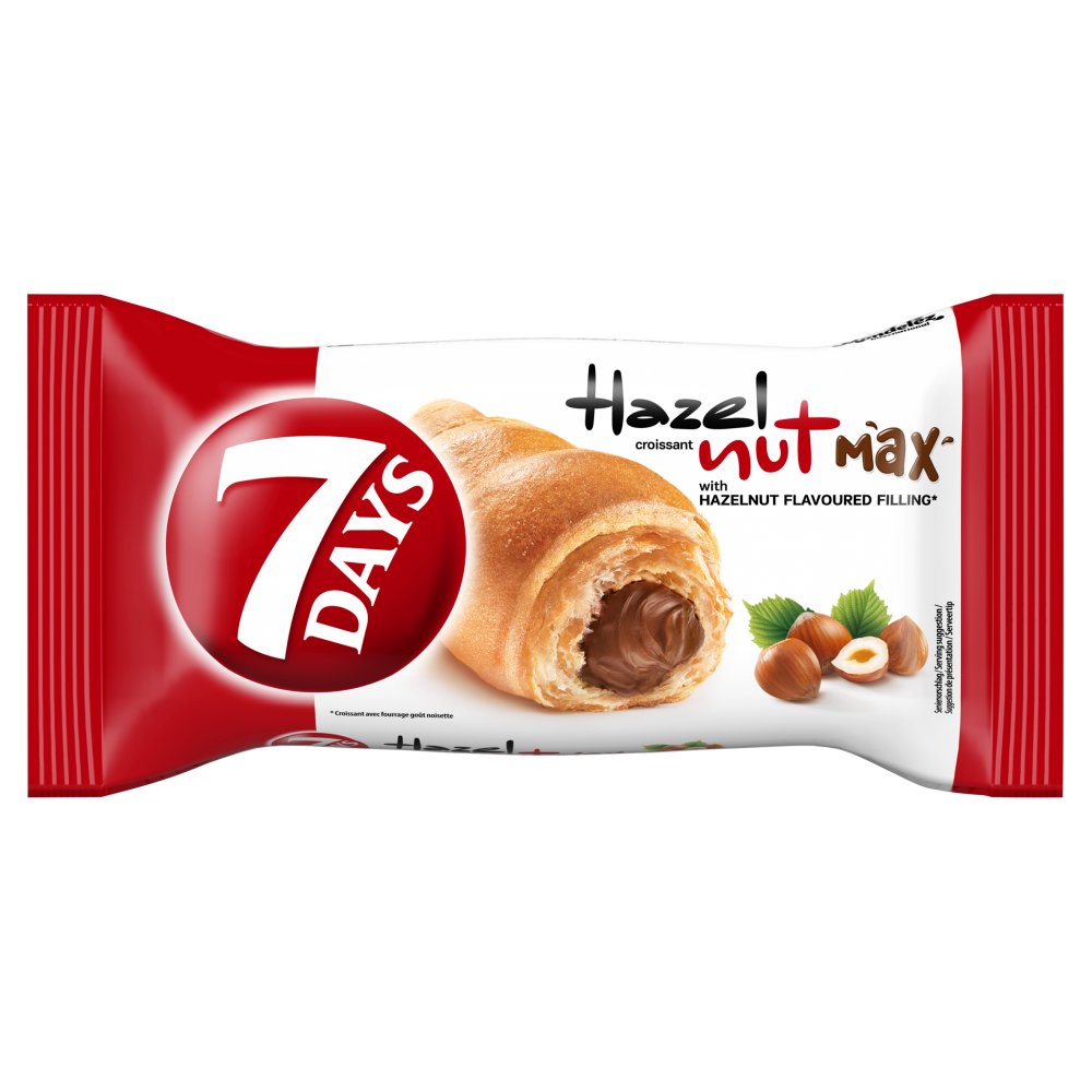 7 Days Hazel Nut Max Croissant 80g