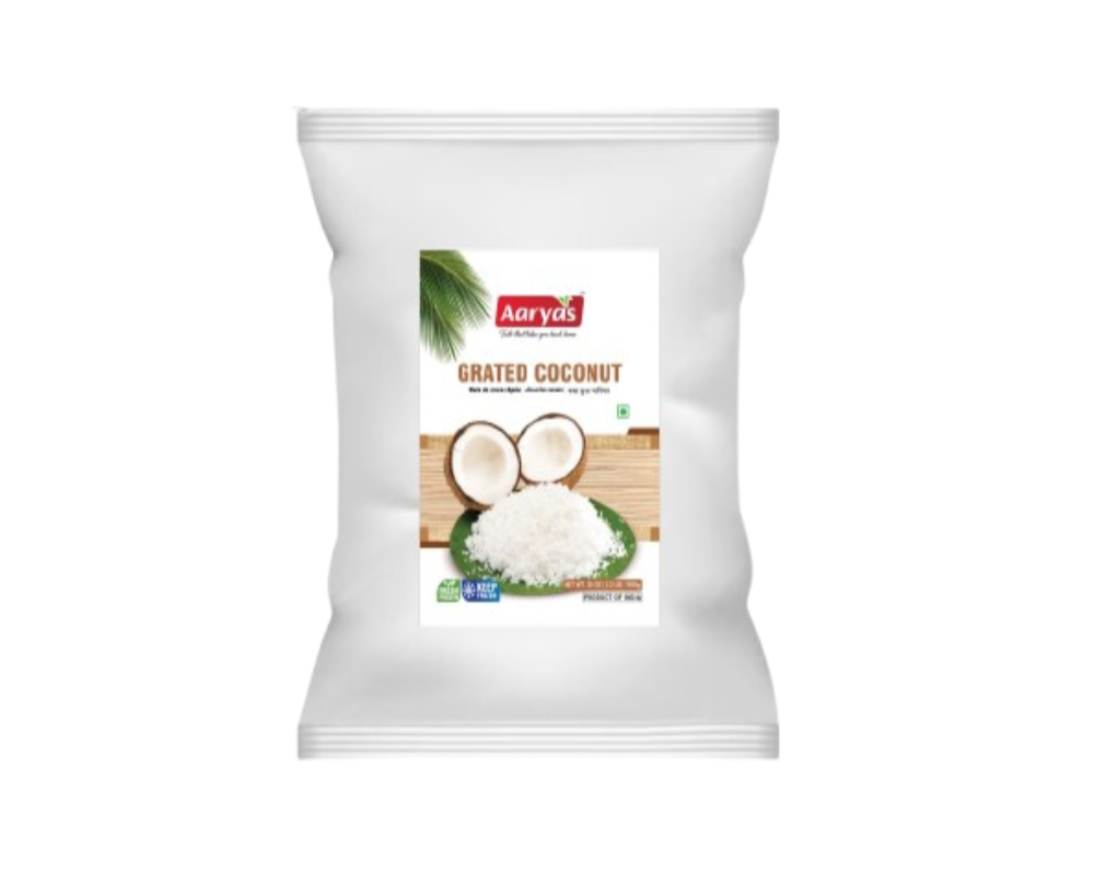 Buy Aaryas Frozen Grated Coconut 1kg online at the best price from FAIRMART.