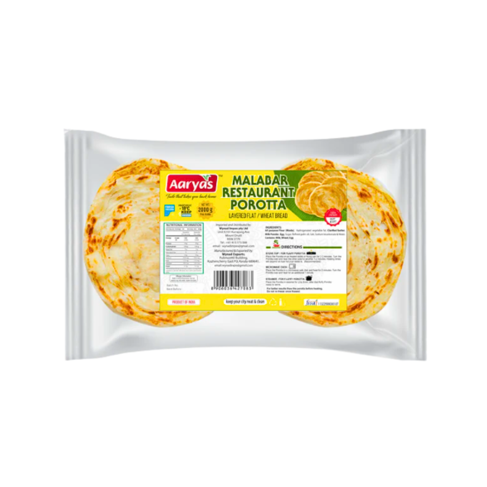 Buy Aaryas Frozen Malabar Restaurant Porota 2kg online at the best price from FAIRMART.