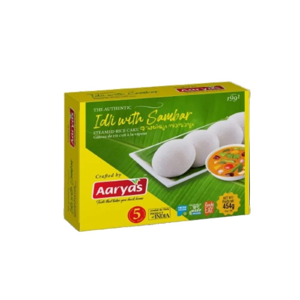 Buy Aaryas Frozen Idli With Sambar 454g online at the best price from FAIRMART.