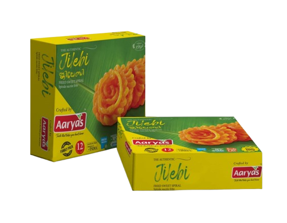Buy Aaryas Frozen Jilebi 600g online at the best price from FAIRMART.