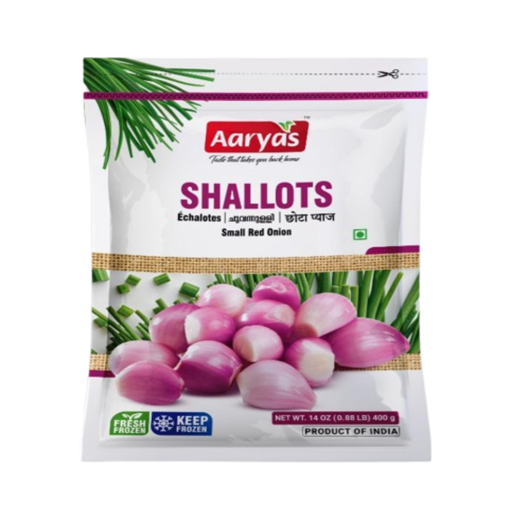 Buy Aaryas Frozen Shallots (Red Onion) 400g online at the best price from FAIRMART.