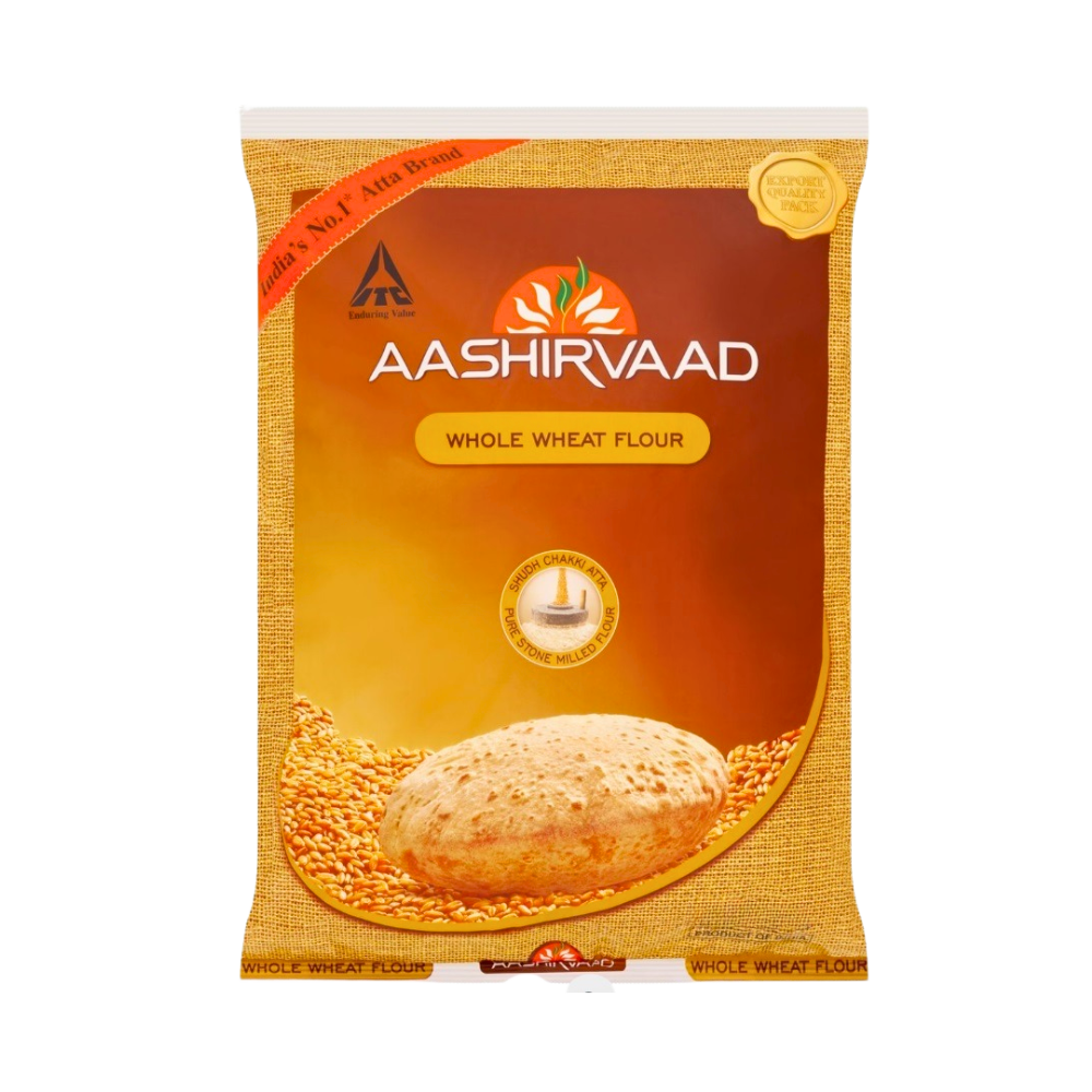 Buy Aashirvaad Whole Wheat Atta 5kg online at the best price from FAIRMART.