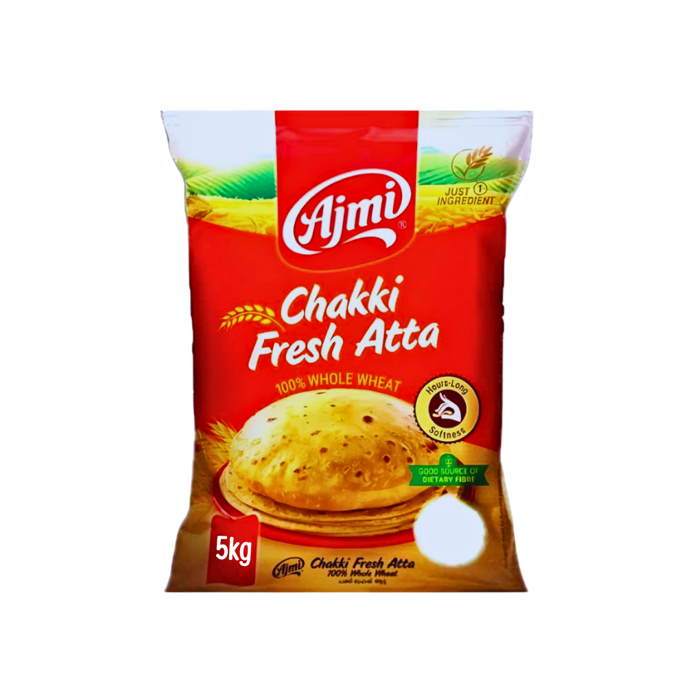 Buy Ajmi Chakki Atta 5kg online at the best price from FAIRMART.
