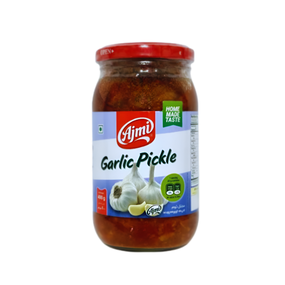 Buy Ajmi Garlic Pickle 400g online at the best price from FAIRMART.