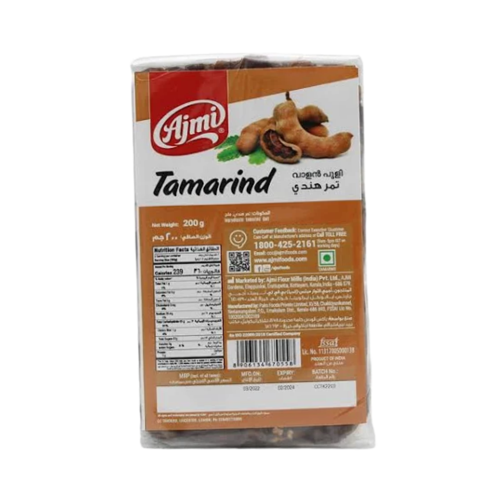 Buy Ajmi Tamarind Slab 200g online at the best price from FAIRMART.