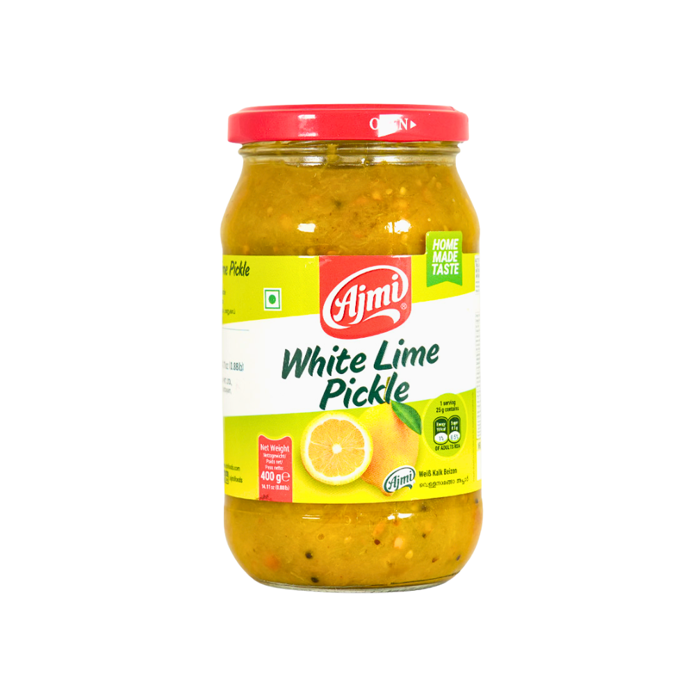 Buy Ajmi White Lime Pickle 400g online at the best price from FAIRMART.