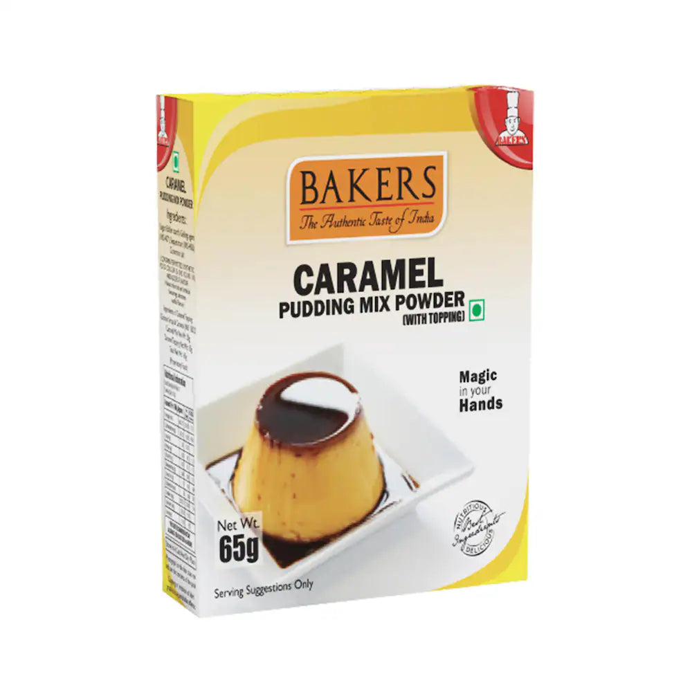 Bakers Caramel Pudding Mix Powder 65g