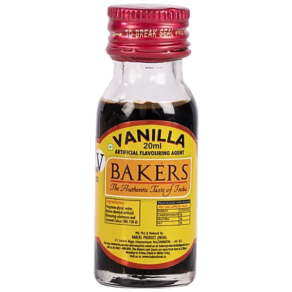 Bakers Vanilla Essence (Black) 28ml