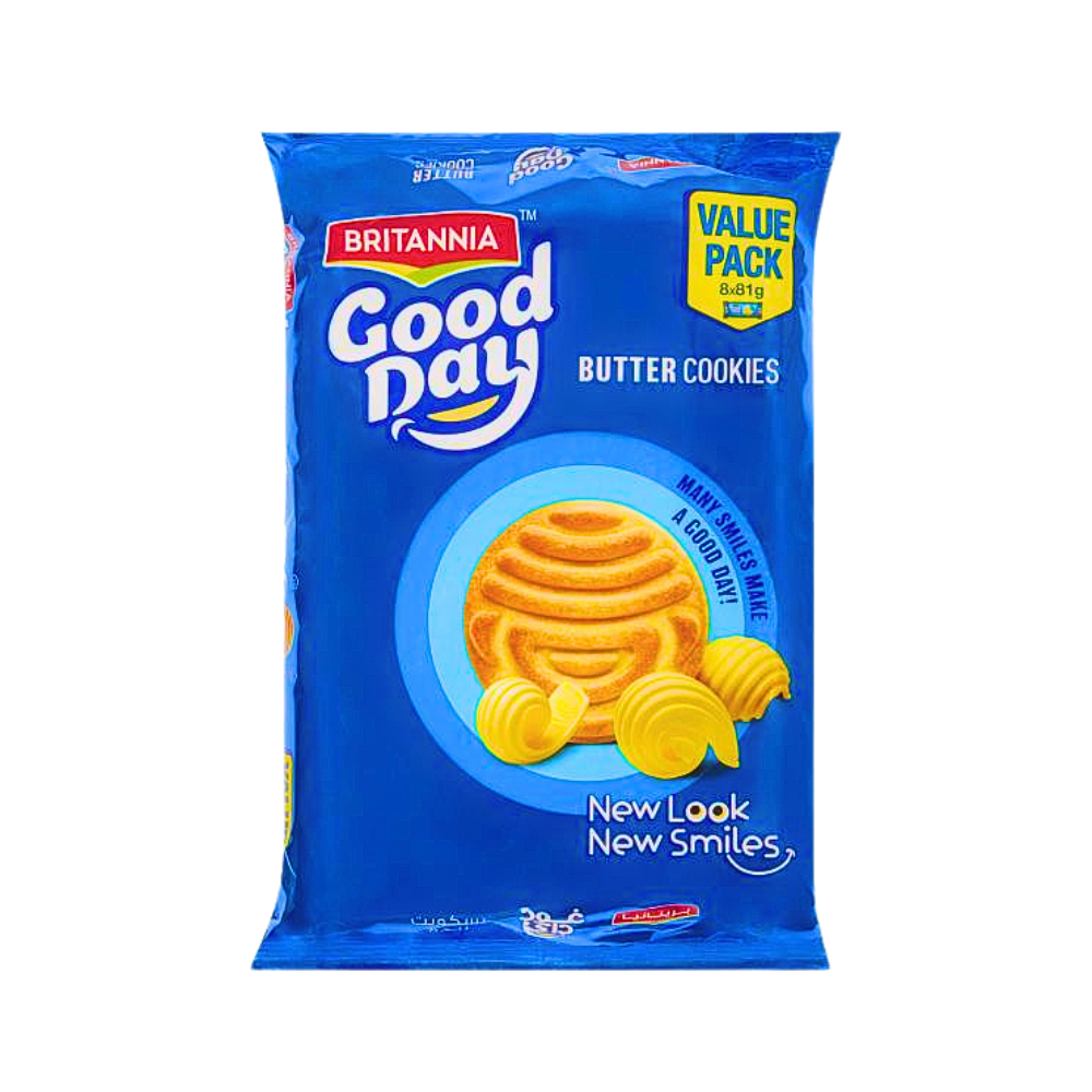 Buy Britannia Good Day Butter Cookies (8X81g) 648g online at the best price from FAIRMART.