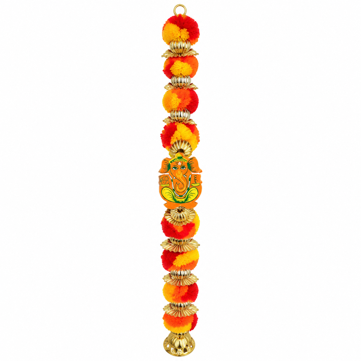 RYO Lord Ganesha Artificial Flower Toran (36-Inch)