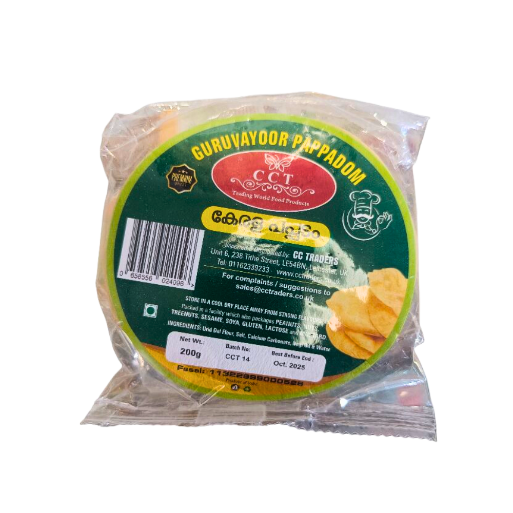 Buy CCT Guruvayoor Pappadam 200g online at the best price from FAIRMART.