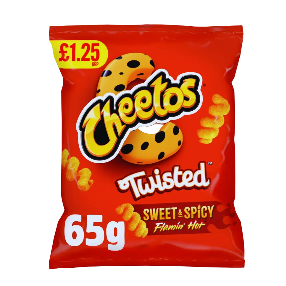 Cheetos Twisted Sweet & Spicy Snacks Crisps 30g