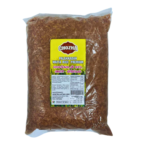Buy Chozha Palakadan Matta Rice 2kg online at the best price from FAIRMART.