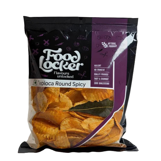 Buy Food Locker Tapioca Round Spicy Chips 150g online at the best price from FAIRMART.