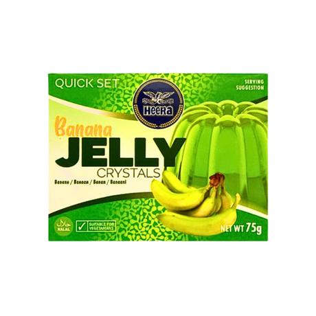Buy Heera Banana Jelly Crystals 75g Online in Fairmart UK