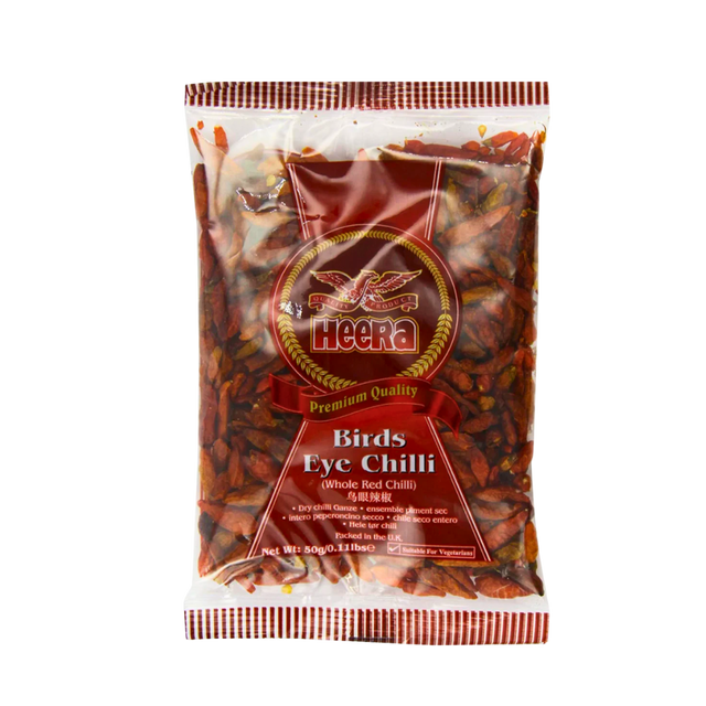 Buy Heera Birds Eye Chilli 50g Online in Fairmart UK