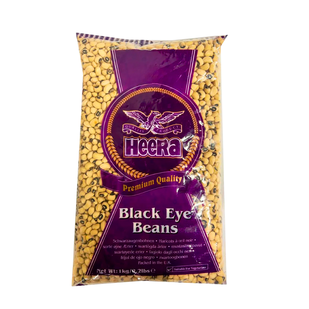 Buy Heera Black Eye Beans 1kg Online in Fairmart UK