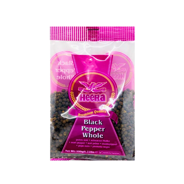 Buy Heera Black Pepper Whole 100g Online in Fairmart UK