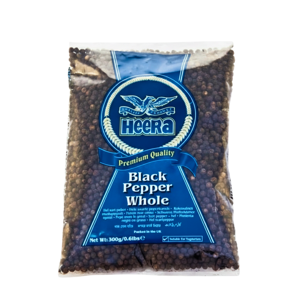 Buy Heera Black Pepper Whole 300g Online in Fairmart UK