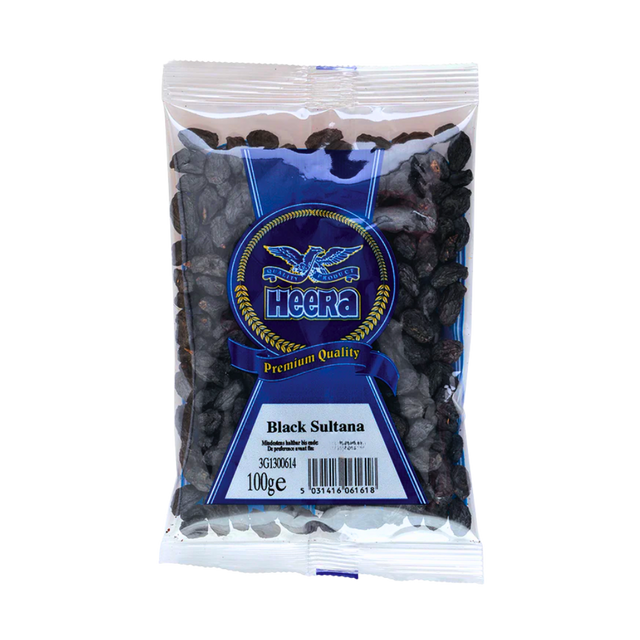 Buy Heera Black Sultana 100g Online in Fairmart UK