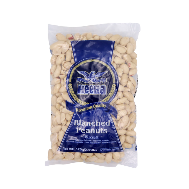 Buy Heera Blanched Peanuts 375g Online in Fairmart UK