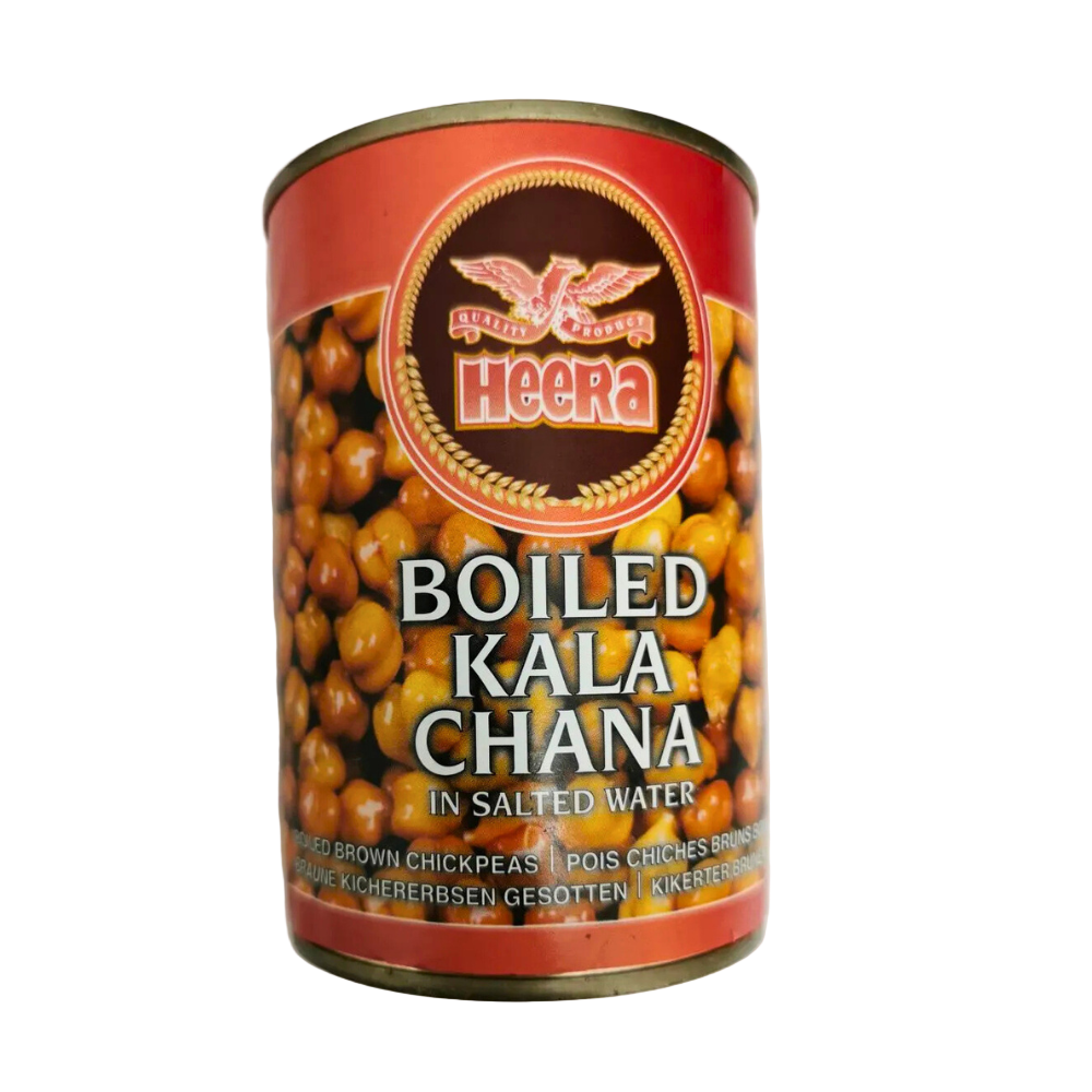 Buy Heera Boiled Kala Chana In Salted Water 400G Online in Fairmart UK
