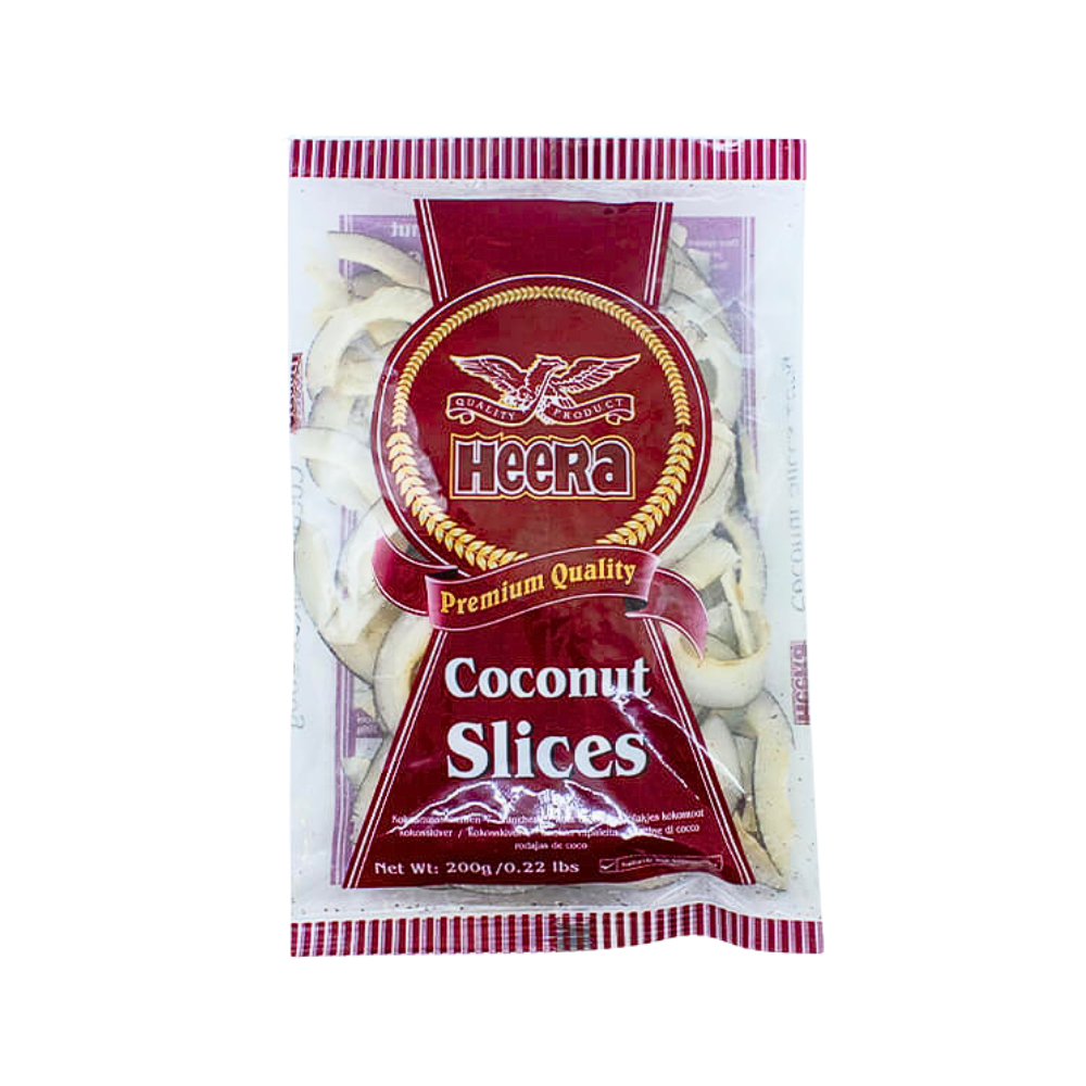 Heera Coconut Slices With Skin 200g