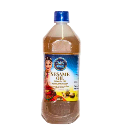 Buy Heera Gingelly (Sesame) Oil 500ml Online in Fairmart UK