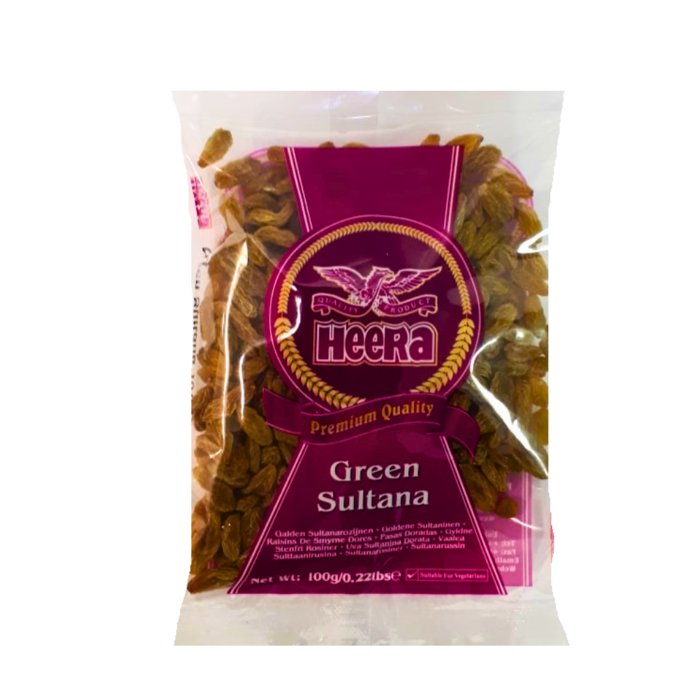 Buy Heera Green Sultana 100g online at the best price from FAIRMART.