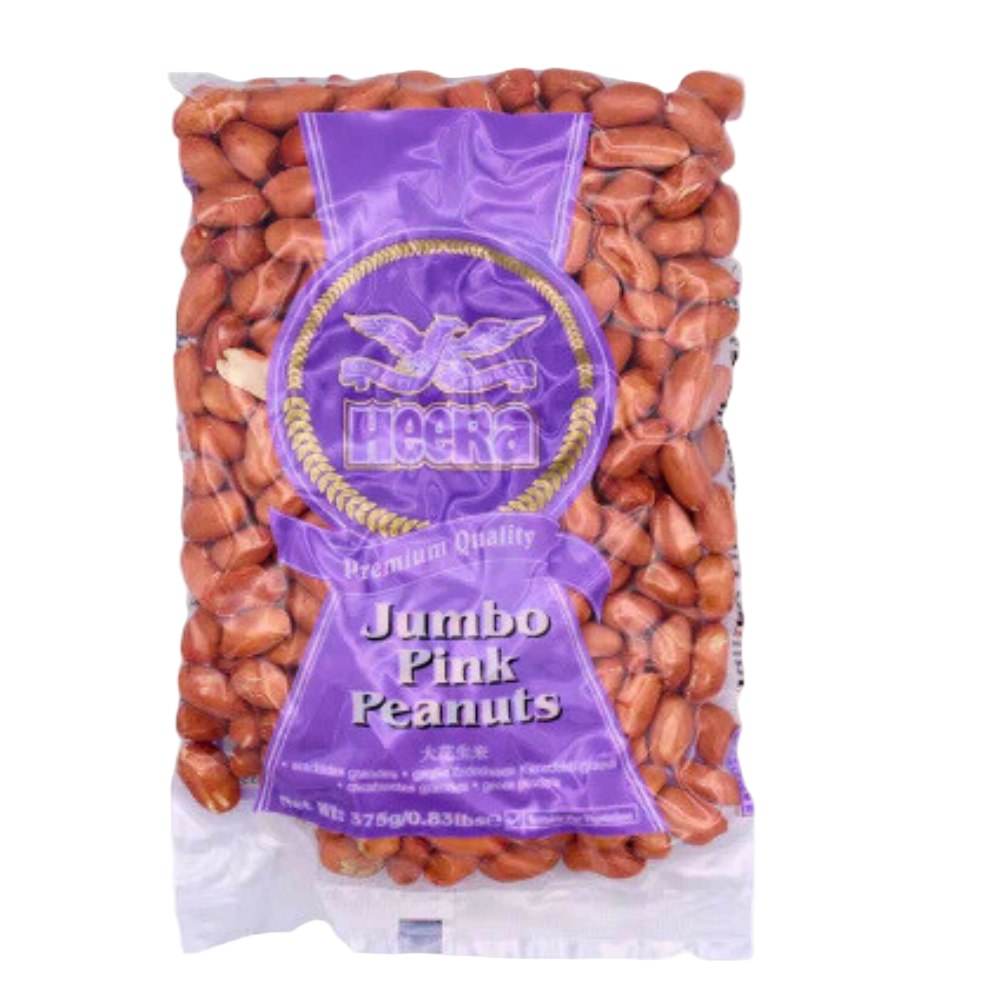 Buy Heera Jumbo Pink Peanuts 375g Online in Fairmart UK