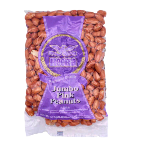 Buy Heera Jumbo Pink Peanuts 375g Online in Fairmart UK