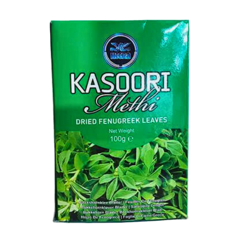 Buy Heera Kasoori Methi (Dried Fenugreek Leaves) 100g Online in Fairmart UK