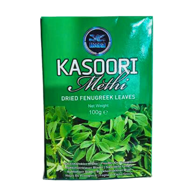 Buy Heera Kasoori Methi (Dried Fenugreek Leaves) 100g Online in Fairmart UK
