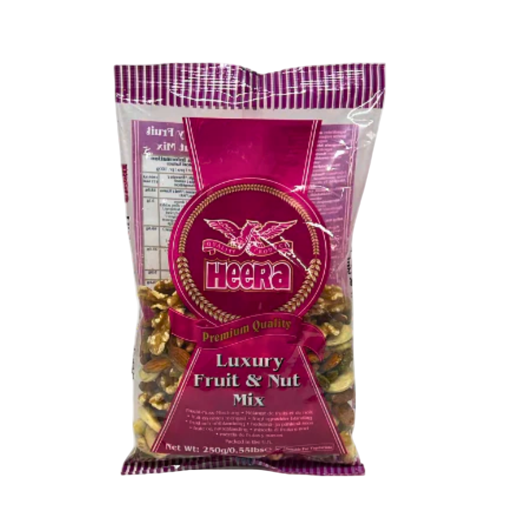 Buy Heera Luxury Fruit & Nut Mix 250g Online in Fairmart UK