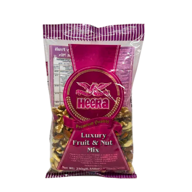 Buy Heera Luxury Fruit & Nut Mix 250g Online in Fairmart UK