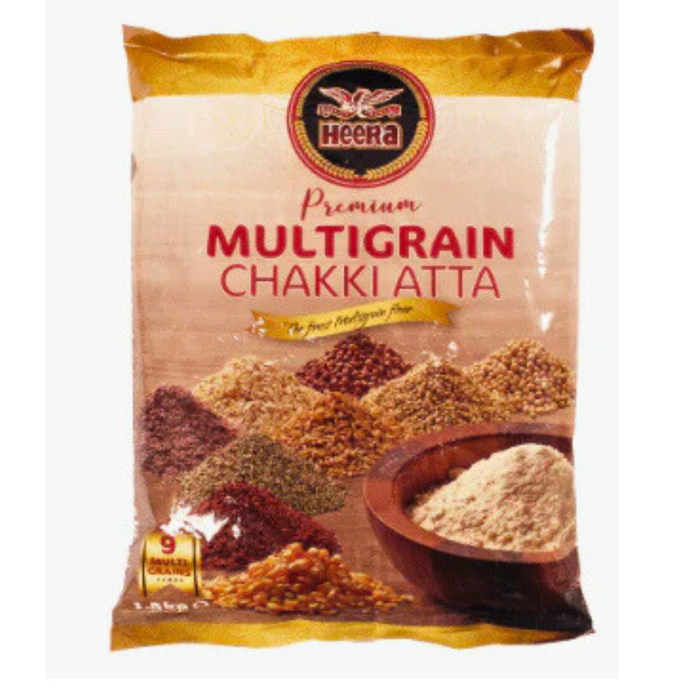 Buy Heera Multi Grain Chakki Atta 1.5kg Online in Fairmart UK