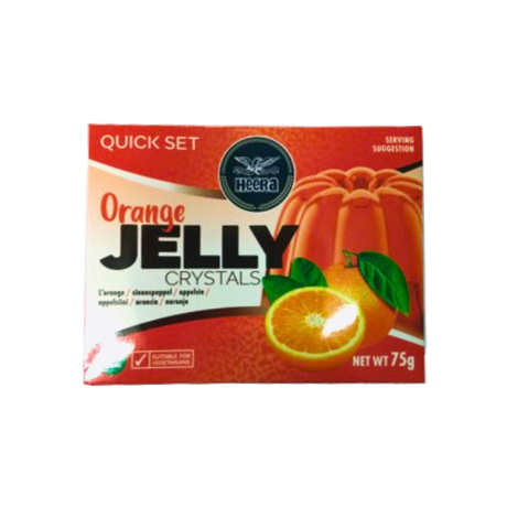 Buy Heera Orange Jelly Crystals 75g Online in Fairmart UK
