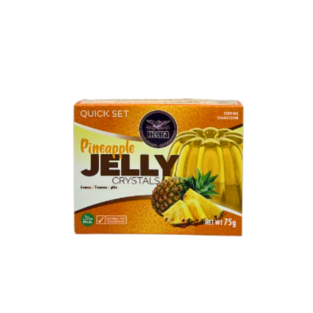 Buy Heera Pineapple Crystal Jelly (Halal) 75g Online in Fairmart UK