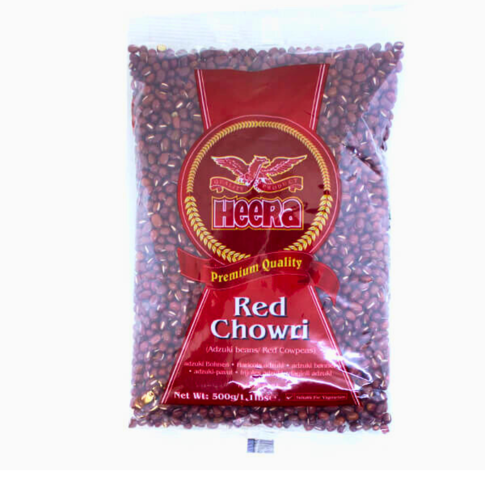 Buy Heera Red Chowri Adzuki Beans 500g. Online in Fairmart UK