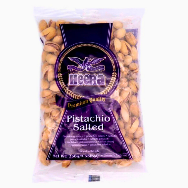 Buy Heera Salted Pista 250g Online in Fairmart UK