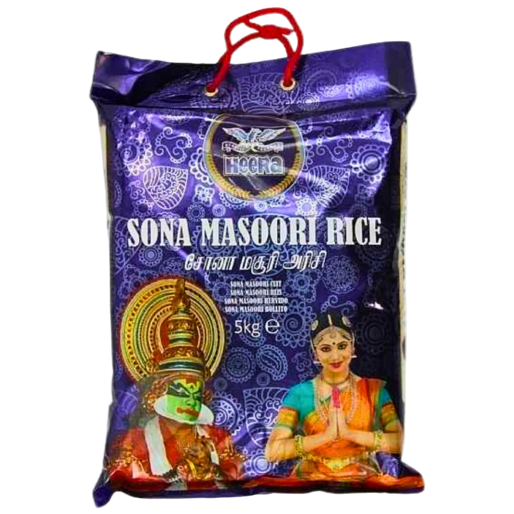 Buy Heera Sona Masoori Rice 5kg - Online in Fairmart UK