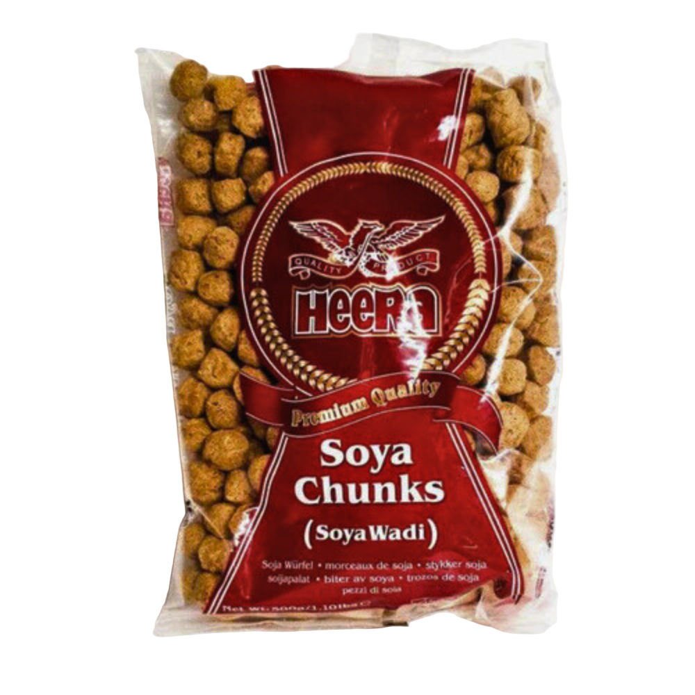 Buy Heera Soya Chunks 500g Online in Fairmart UK