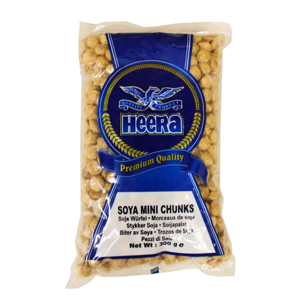 Buy Heera Soya Mini Chunks 250g Online in Fairmart UK