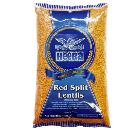 Buy Heera Split Red Lentils 1kg Online in Fairmart UK