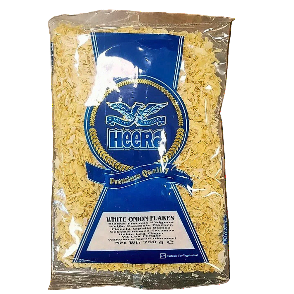 Buy Heera White Onion Flakes 250g Online in Fairmart UK