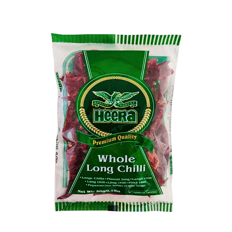 Buy Heera Whole Long Chilli 50g Online in Fairmart UK