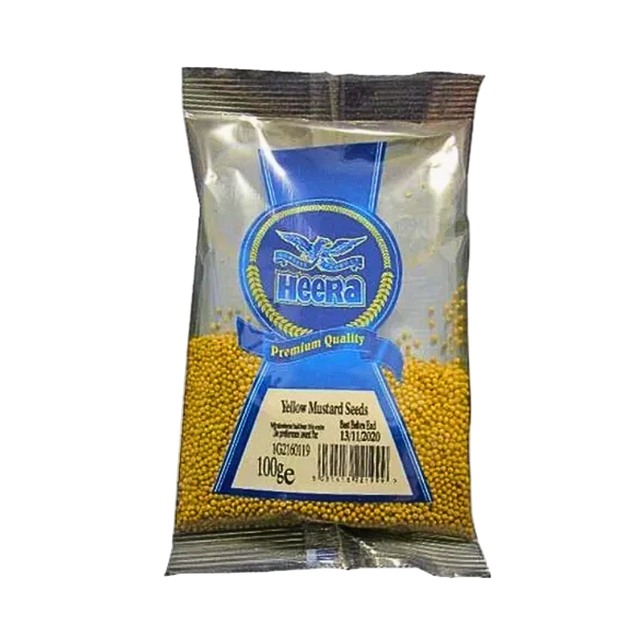 Buy Heera Yellow Mustard Seeds 100g Online in Fairmart UK
