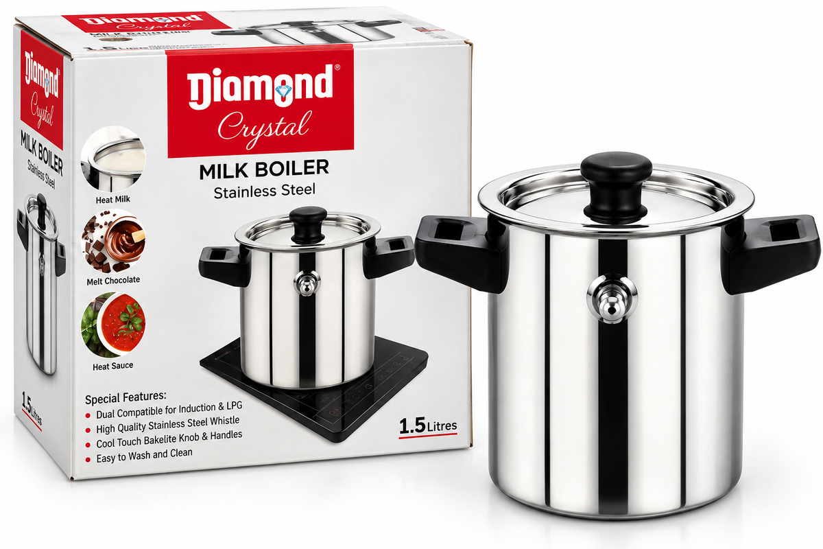 Diamond Milk Boiler SS 1.5L