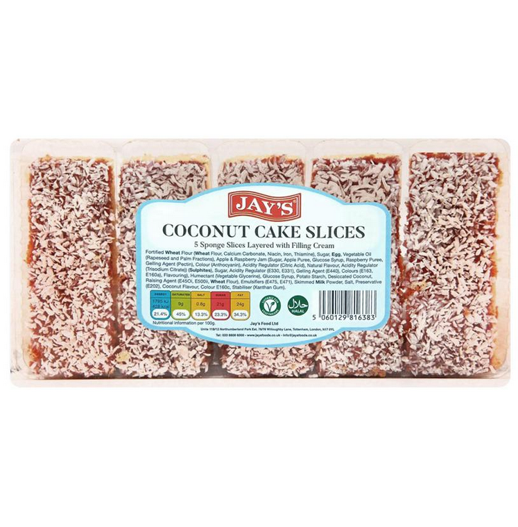 Jays Coconut Cake Slices (5 slices)
